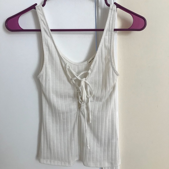 Urban Outfitters Boho Lace Up Crop Top - Picture 3 of 4